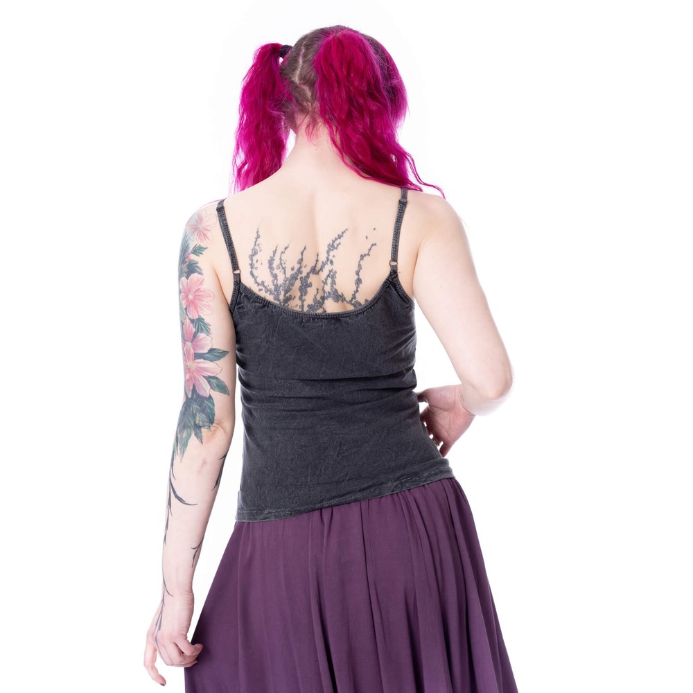 Innocent Lifestyle - Moss Whisper Mouwloze top - Zwart